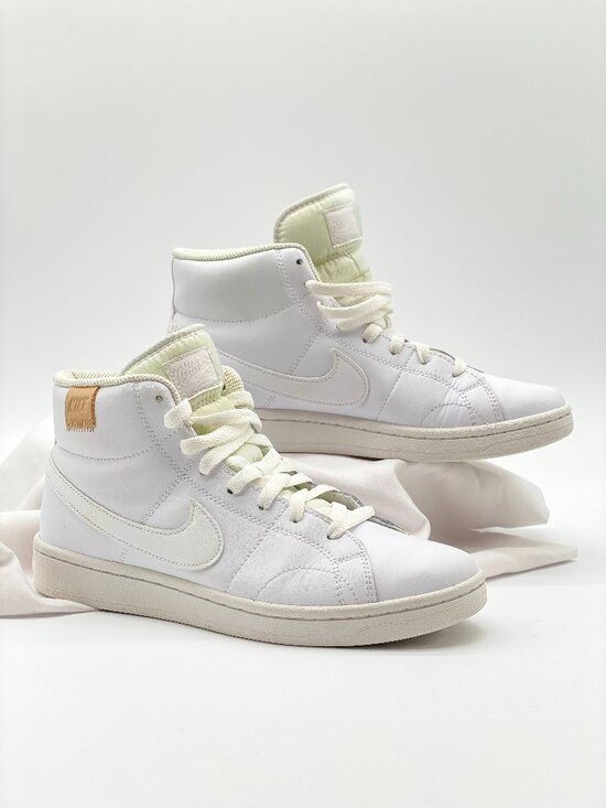 Nike Shoes - Nike Court Royale 2 Mid White Leather Sneakers Women's 9 CT1725-100